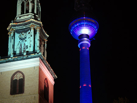 Marienkirche und Fernsehturm Fotos