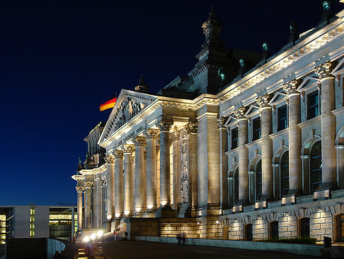 Foto Reichstag bei Nacht - Berlin