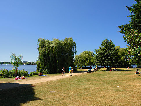 Fotos Badestrand an der Außenalster | Hamburg