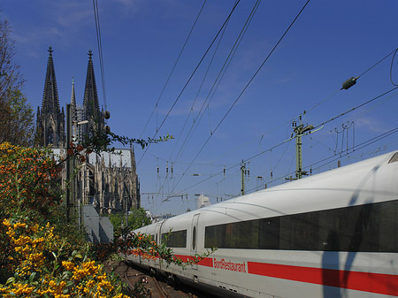 Fotos Kölner Dom mit ICE