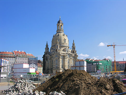 Baustelle Frauenkirche Foto 